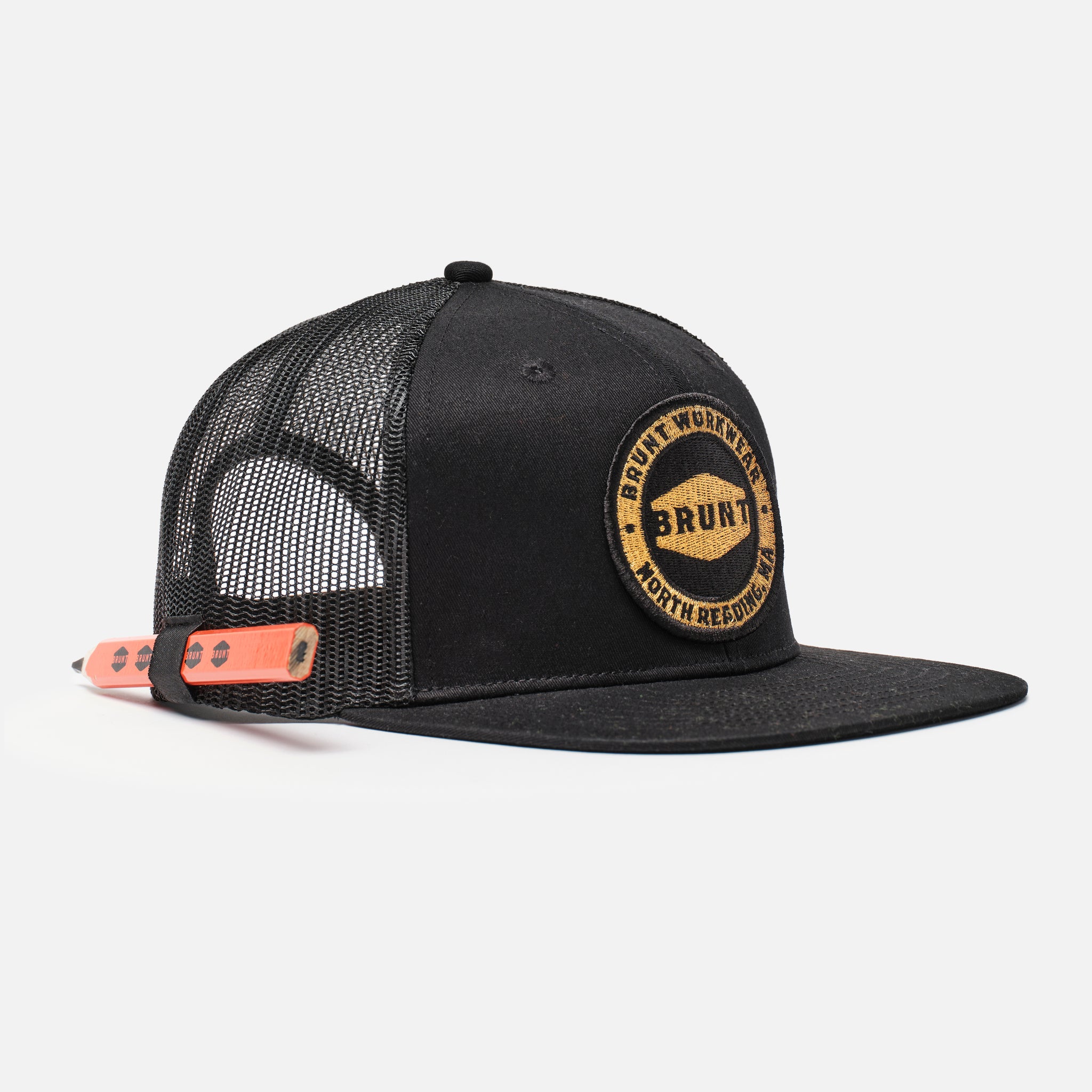 Black and Gold Loyalty Flat Brim Snapback